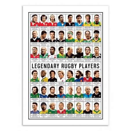 Affiche Legendary Rugby...
