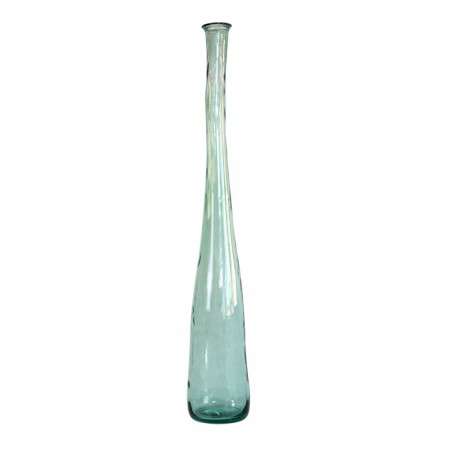 Vase en verre recyclé bleu...