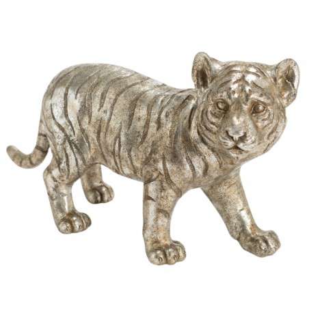 Statuette bébé tigre argent