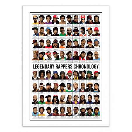 Affiche Legendary Rappers...