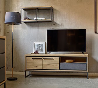 Quel meuble TV pour un salon de style industriel ?