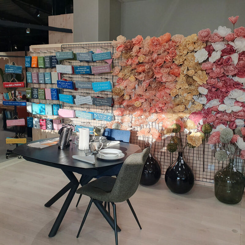 decoration murale florale hemisphere sud angouleme