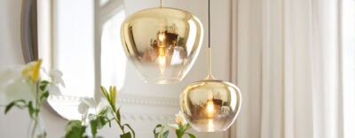 abat jour suspension verre or mayson hemisphere sud