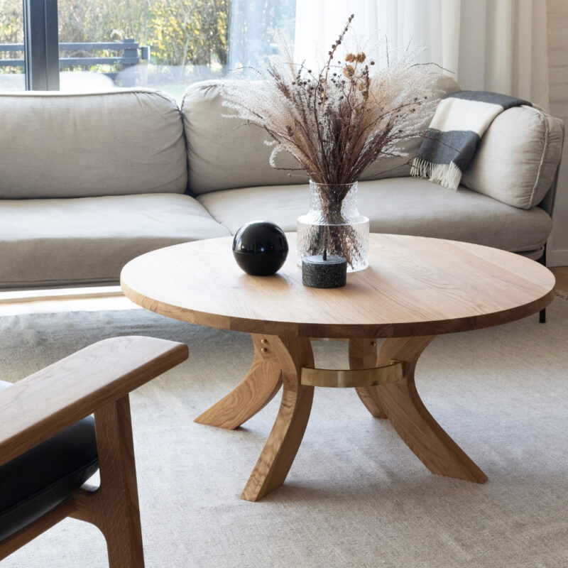 Table basse bois ronde SYDNEY Hémisphère Sud