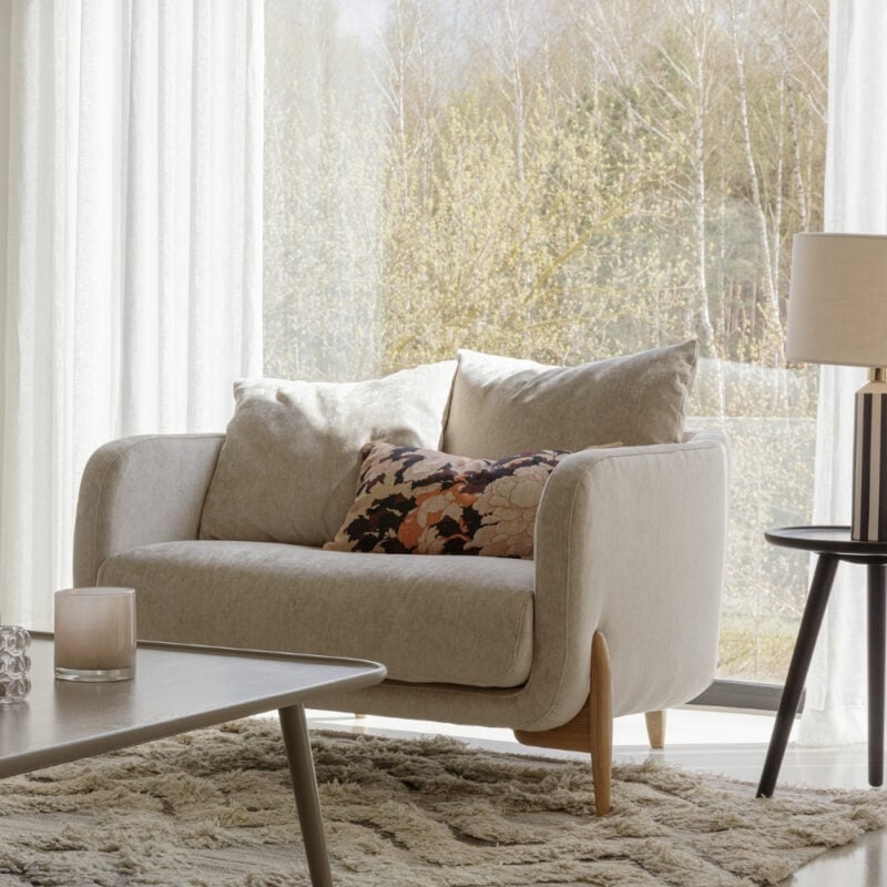 Fauteuil tissu love seat JOLENNE Hémisphère Sud