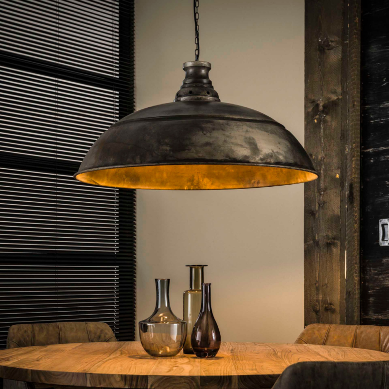 Suspension luminaire industrielle Hémisphère Sud