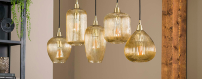 Suspension verre STRIPE Hémisphère Sud