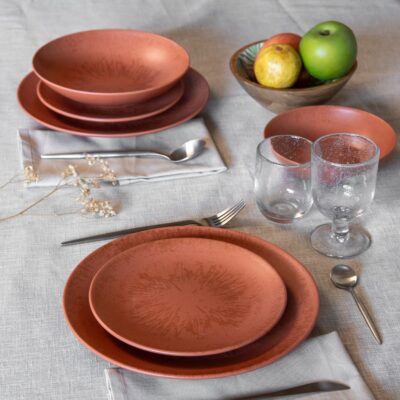 assiettes terracotta hemisphere sud