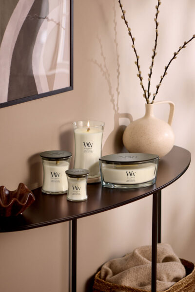 bougies parfumees vanille meche bois woodwick