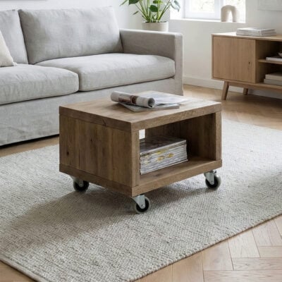 bout de canapé à roulettes cambridge