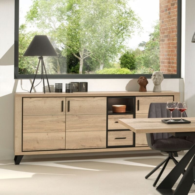 buffet 4 portes 1 niche romi