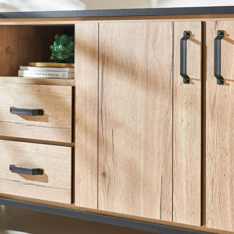 buffet 3 portes 2 tiroirs 1 niche box
