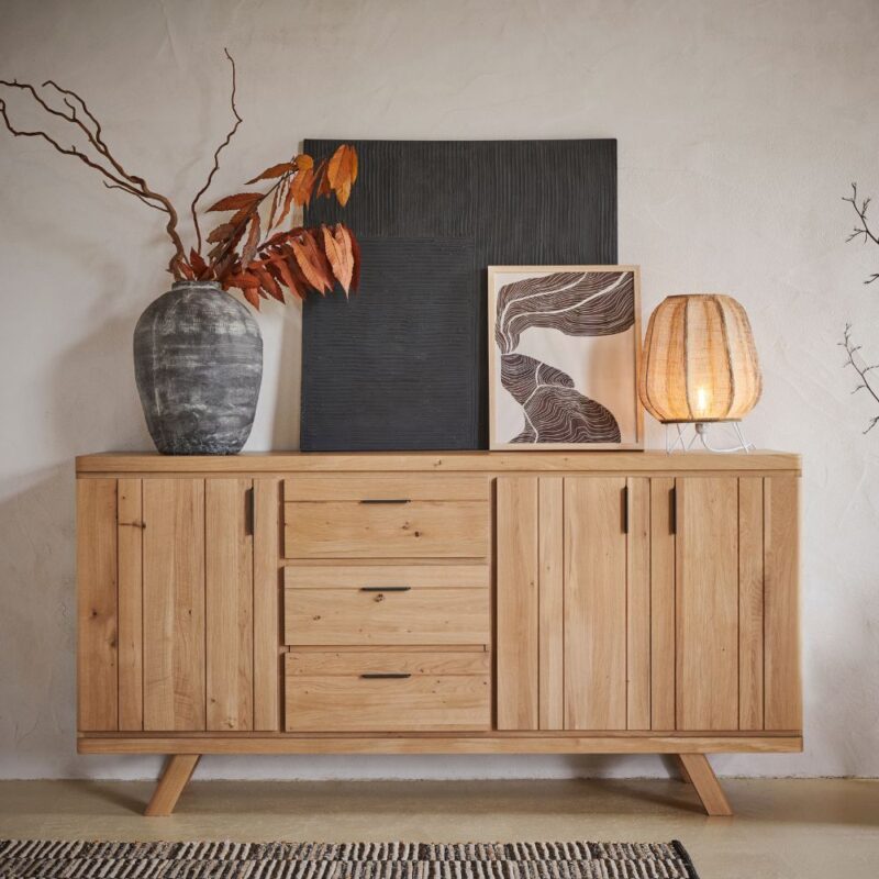 buffet 4 portes 1 tiroir 1 niche hoel