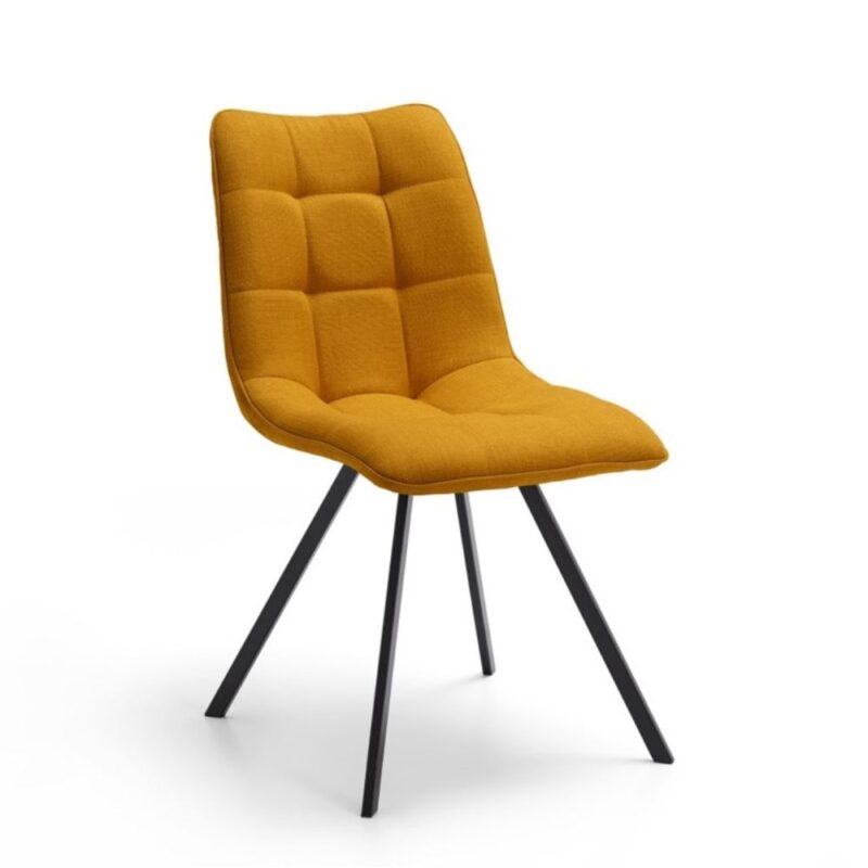 chaise en tissu fleury