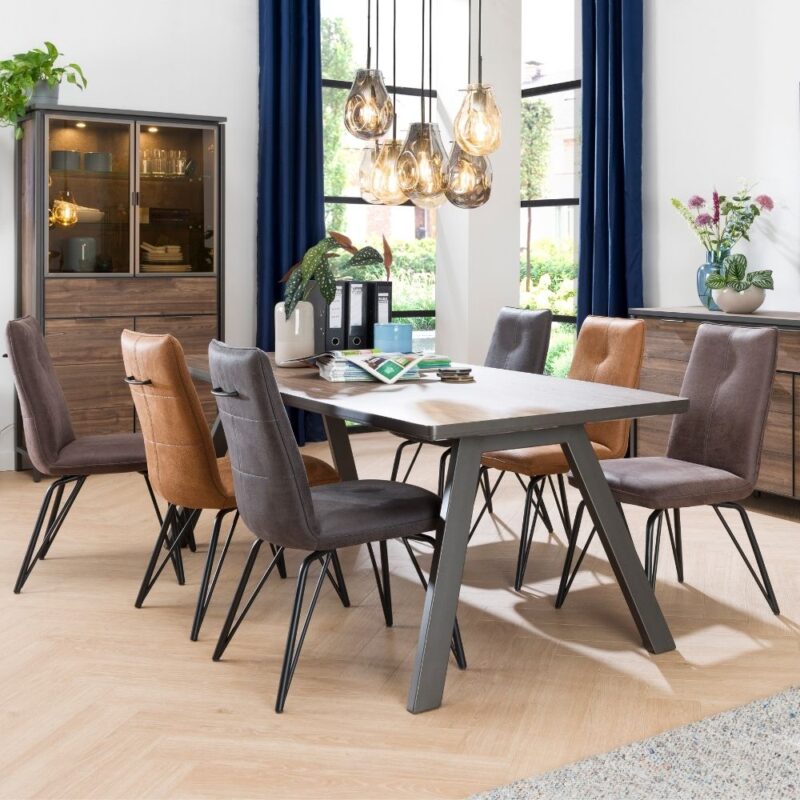 chaise en tissu beth