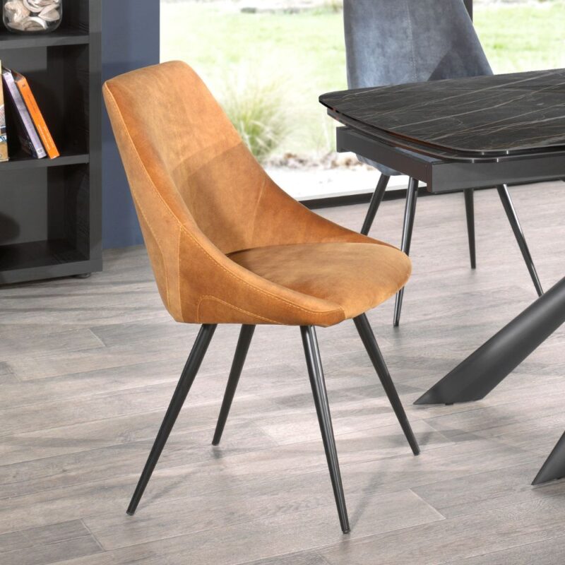 chaise tissu xena