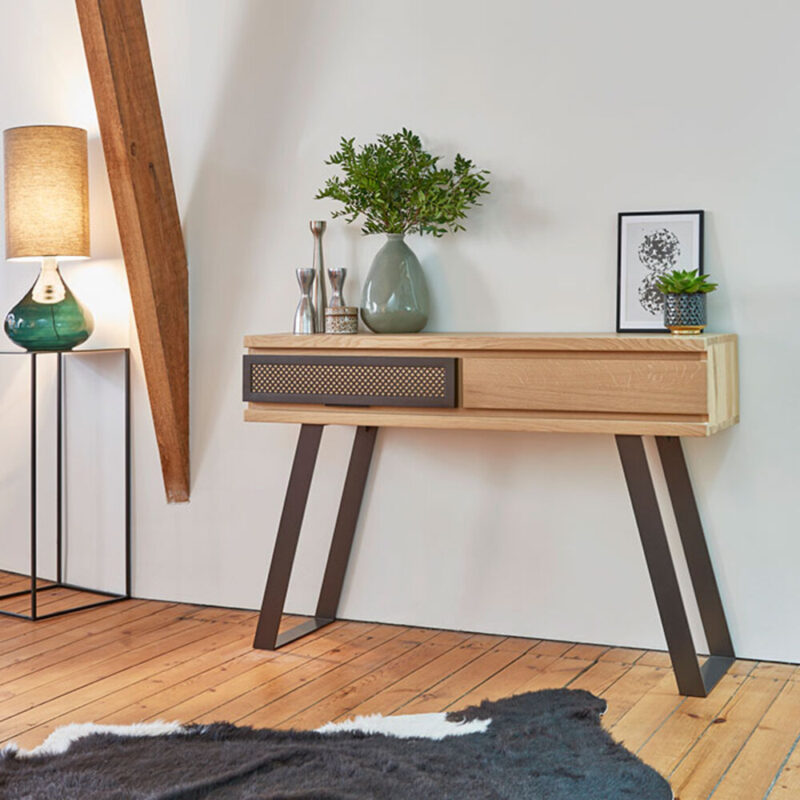 console 2 tiroirs floris