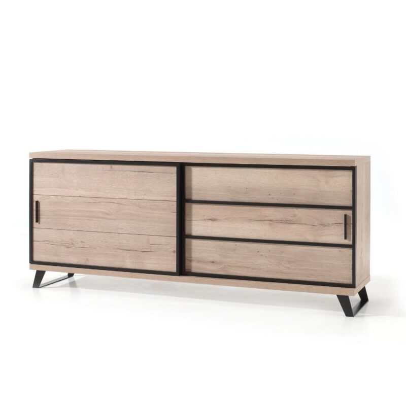 buffet 2 portes coulissantes romi