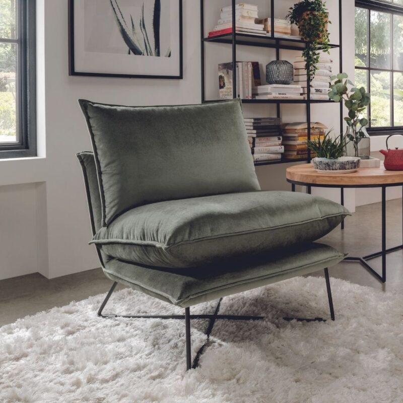 fauteuil pieds métal sana