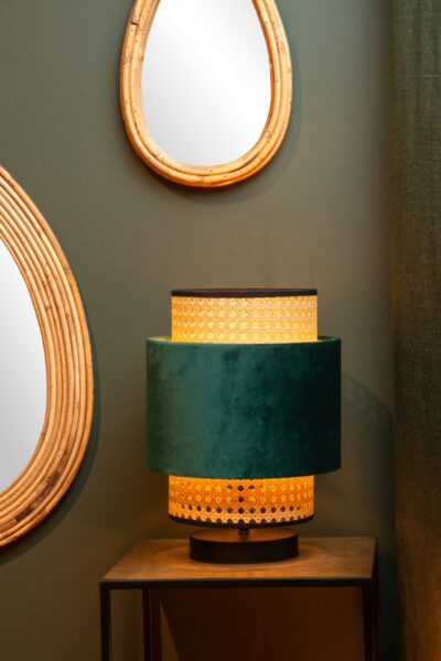lampe de table vert naturel javor hemisphere sud