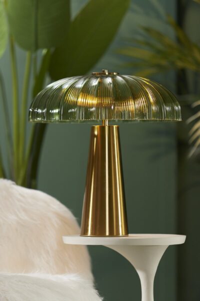 lampe de table vintage or hemisphere sud