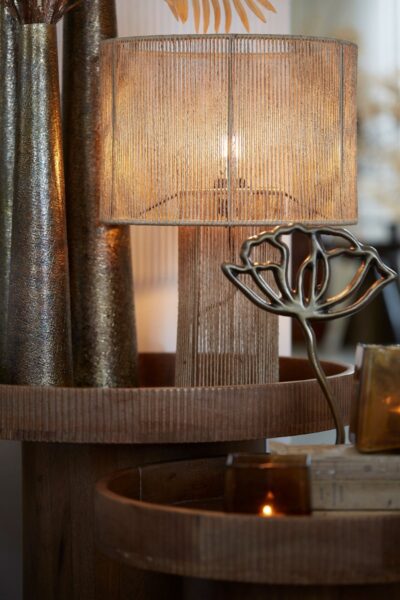 lampe table lavatera jute naturel hemisphere sud