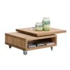 table basse carrée plateau pivotant cambridge