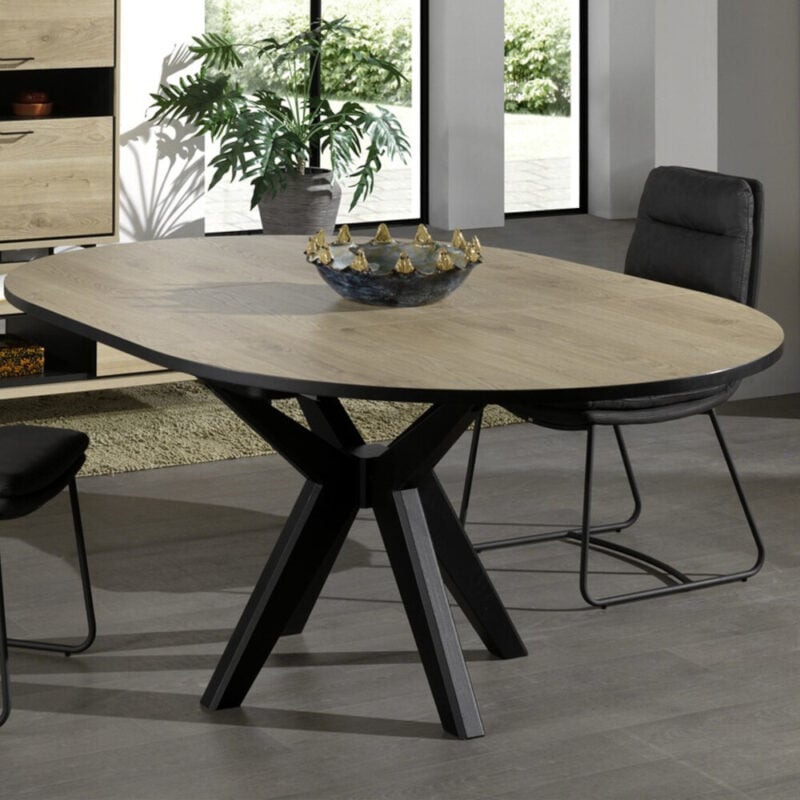table de repas ronde avec allonges gilles