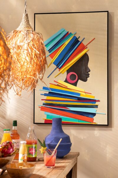 tableau femme africaine