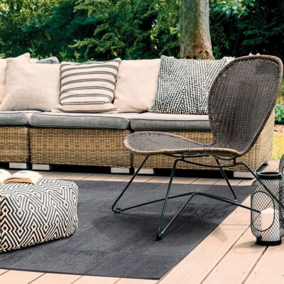 tapis ecstacy gris anthracite hemisphere sud