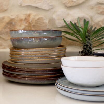 vaisselle assiettes gres hemisphere sud
