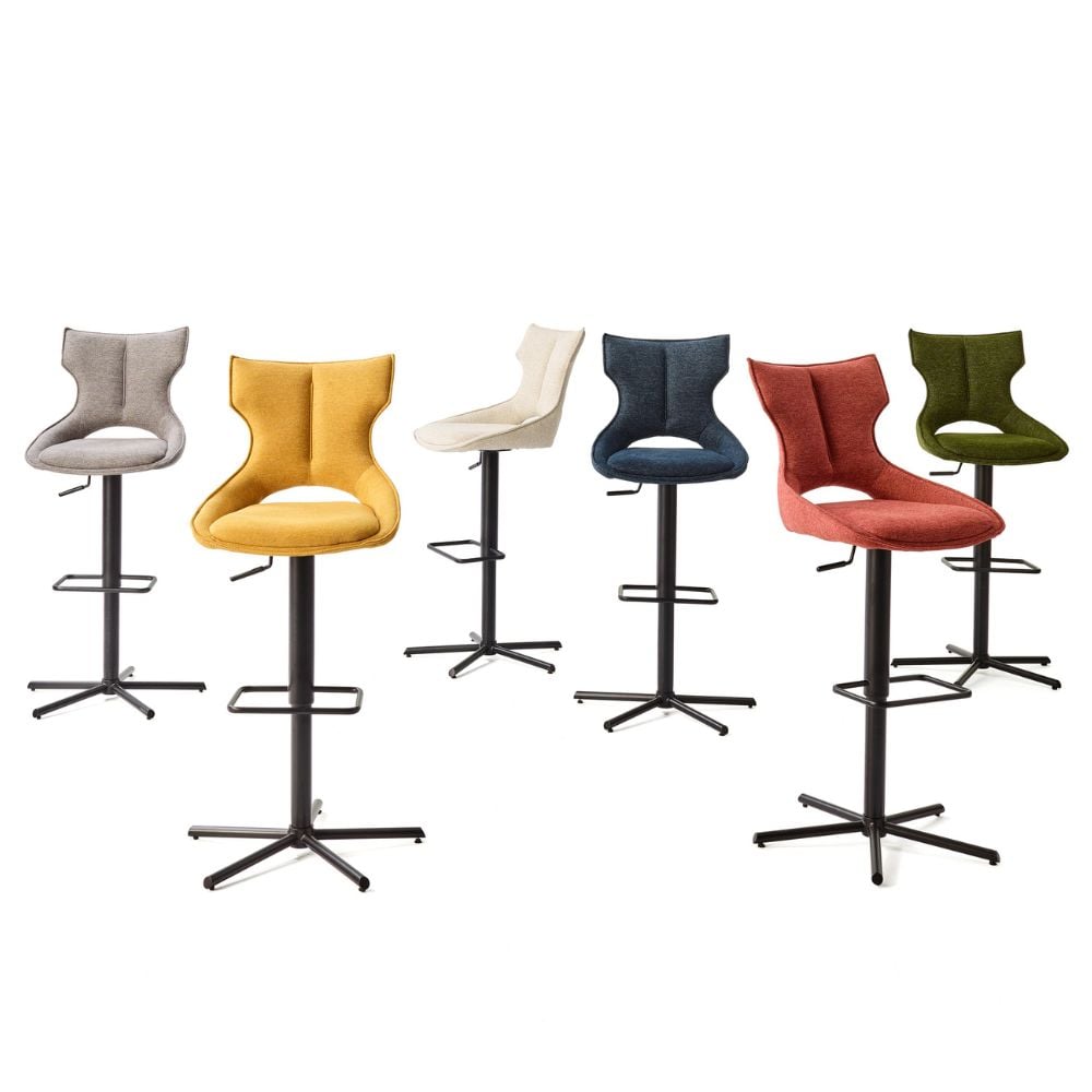 Tabouret de Bar Vintage: Pivotant & Réglable avec Siège Tracteur