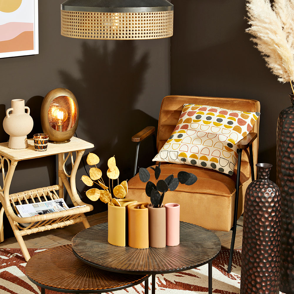 fauteuil huben ocre hemisphere sud