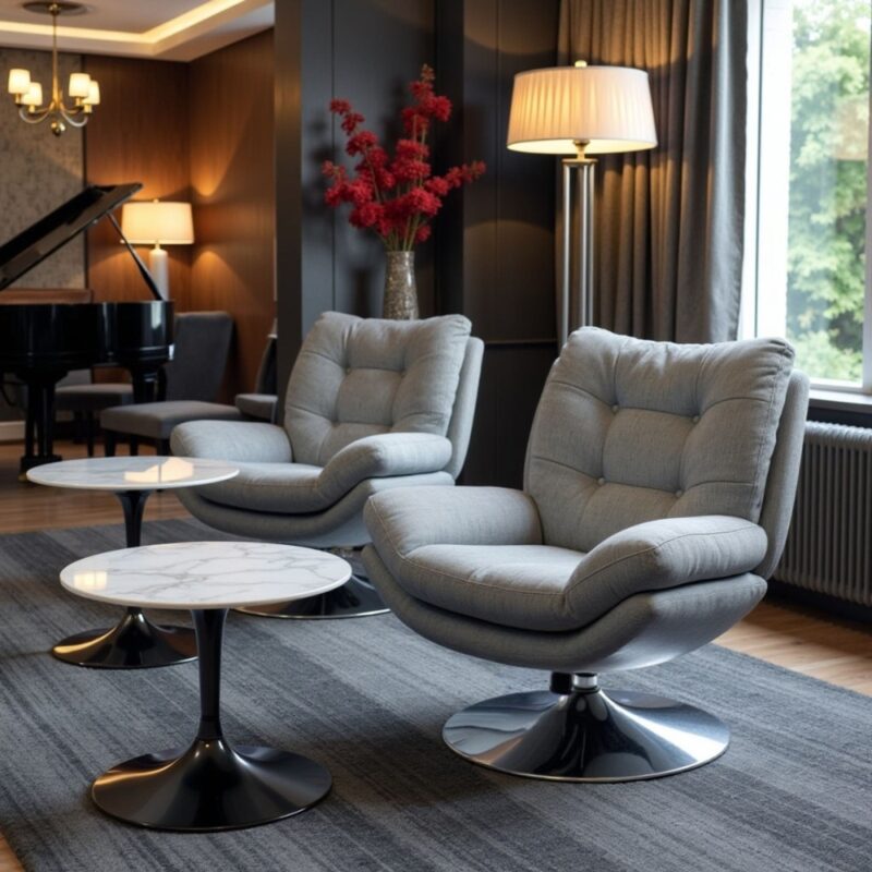 fauteuil pivotant marjorie