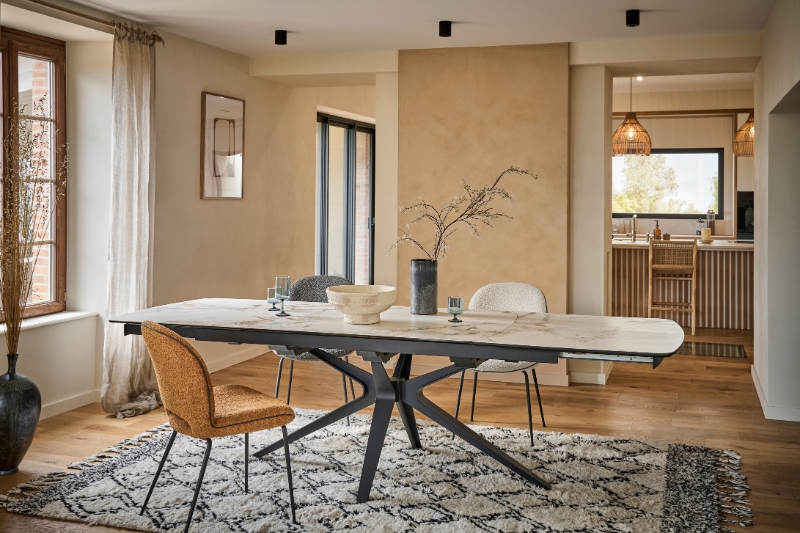 table ceramique extensible lagon