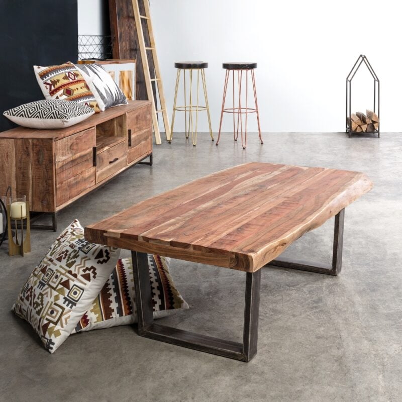 table basse bois elmer