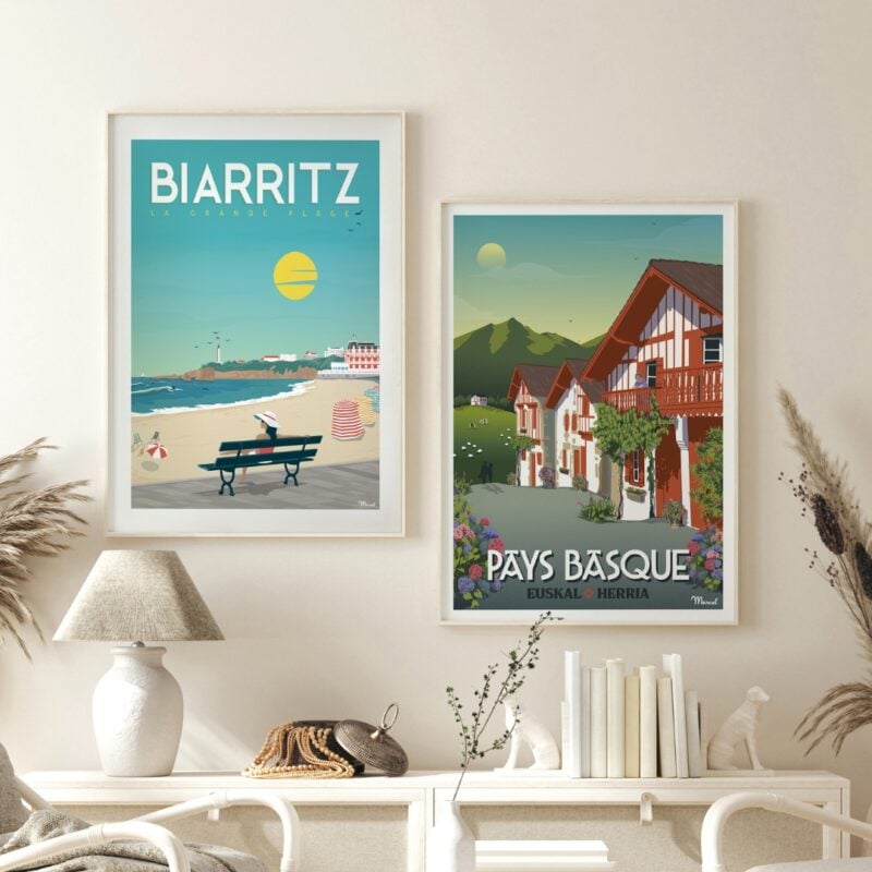 affiches pays basque hemisphere sud