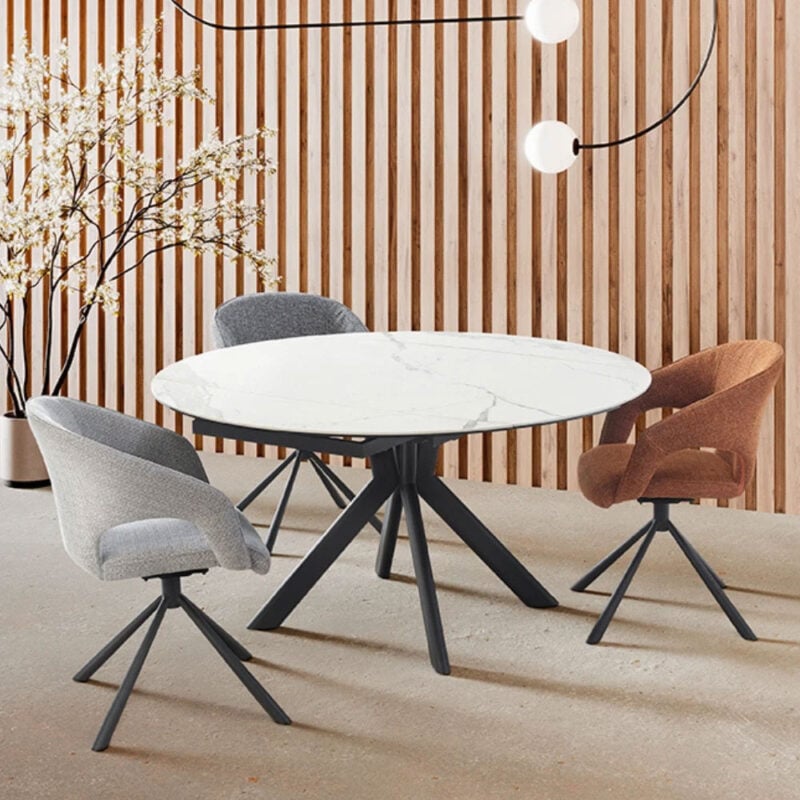 Table repas ronde LIVY Hémisphère Sud