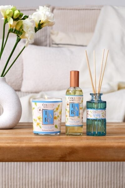 bougies senteurs fleur tiare collines de provence