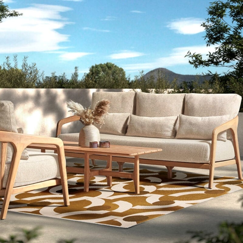 Tapis extérieur terrasse TOLEDE Hémisphère Sud