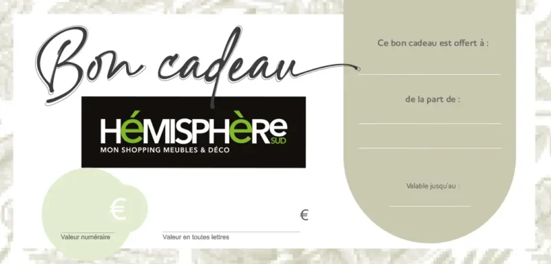 cheque cadeau hemisphere sud concours 30ans